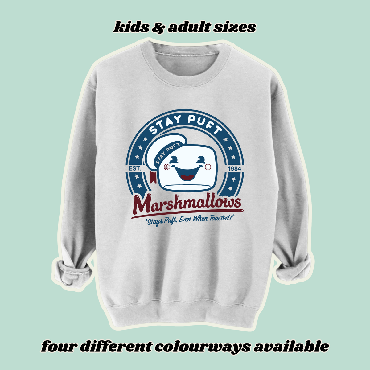 Adults STAYPUFT MARSHMALLOW MAN Sweatshirt – stripe&wild