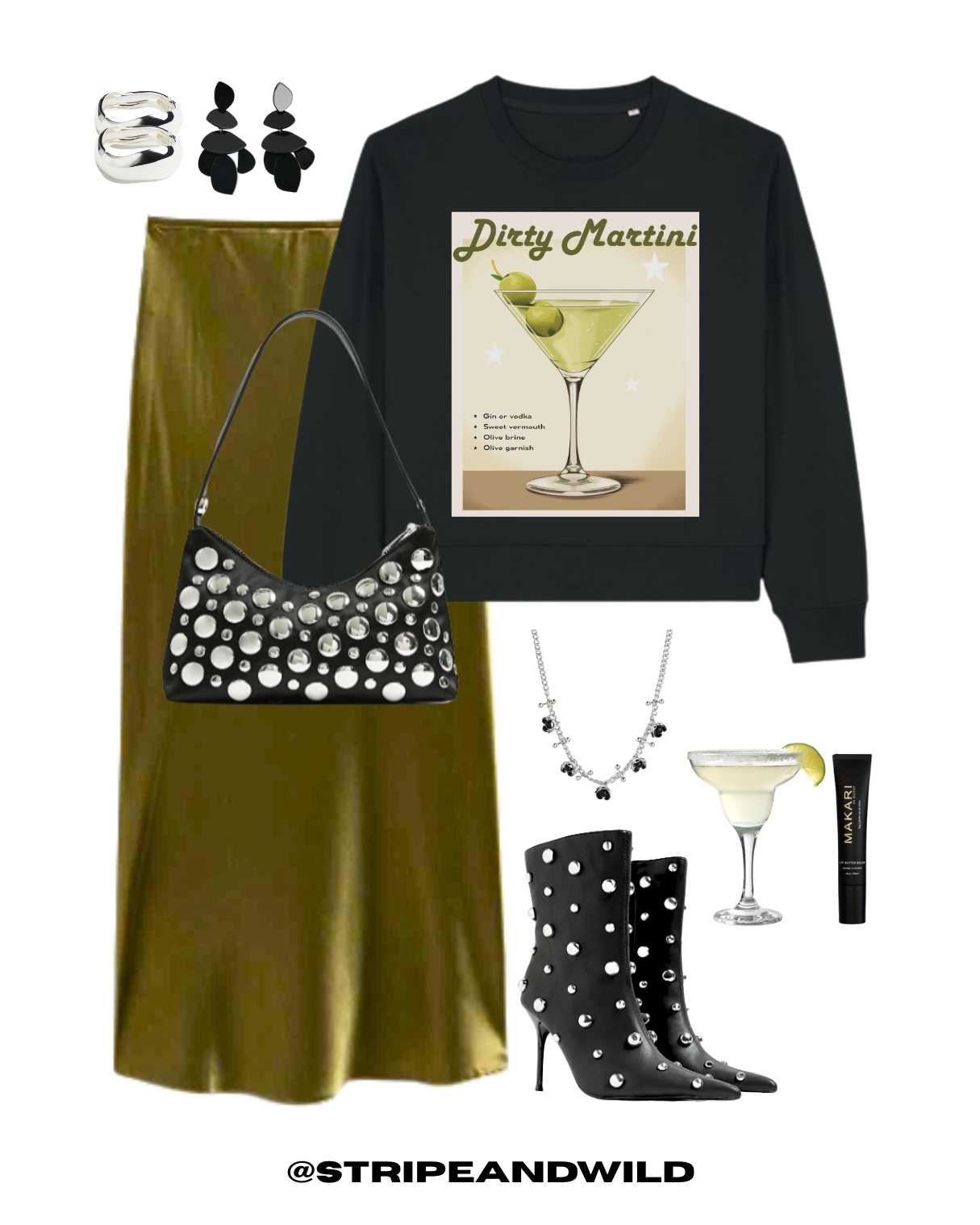 Styling: The Dirty Martini Cocktail Sweatshirt