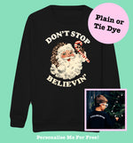 Load image into Gallery viewer, Kids BLACK Don’t Stop Believing Sweatshirt
