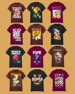 Load image into Gallery viewer, Adults BELIEVE IN YOURSELF Floral Graphic TShirt
