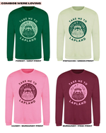 Load image into Gallery viewer, ADULTS Take Me To Lapland Scandi Santa Christmas Jumper  - STANDARD FIT
