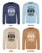 Load image into Gallery viewer, ADULTS Take Me To Lapland Woodland Christmas Jumper  - STANDARD FIT
