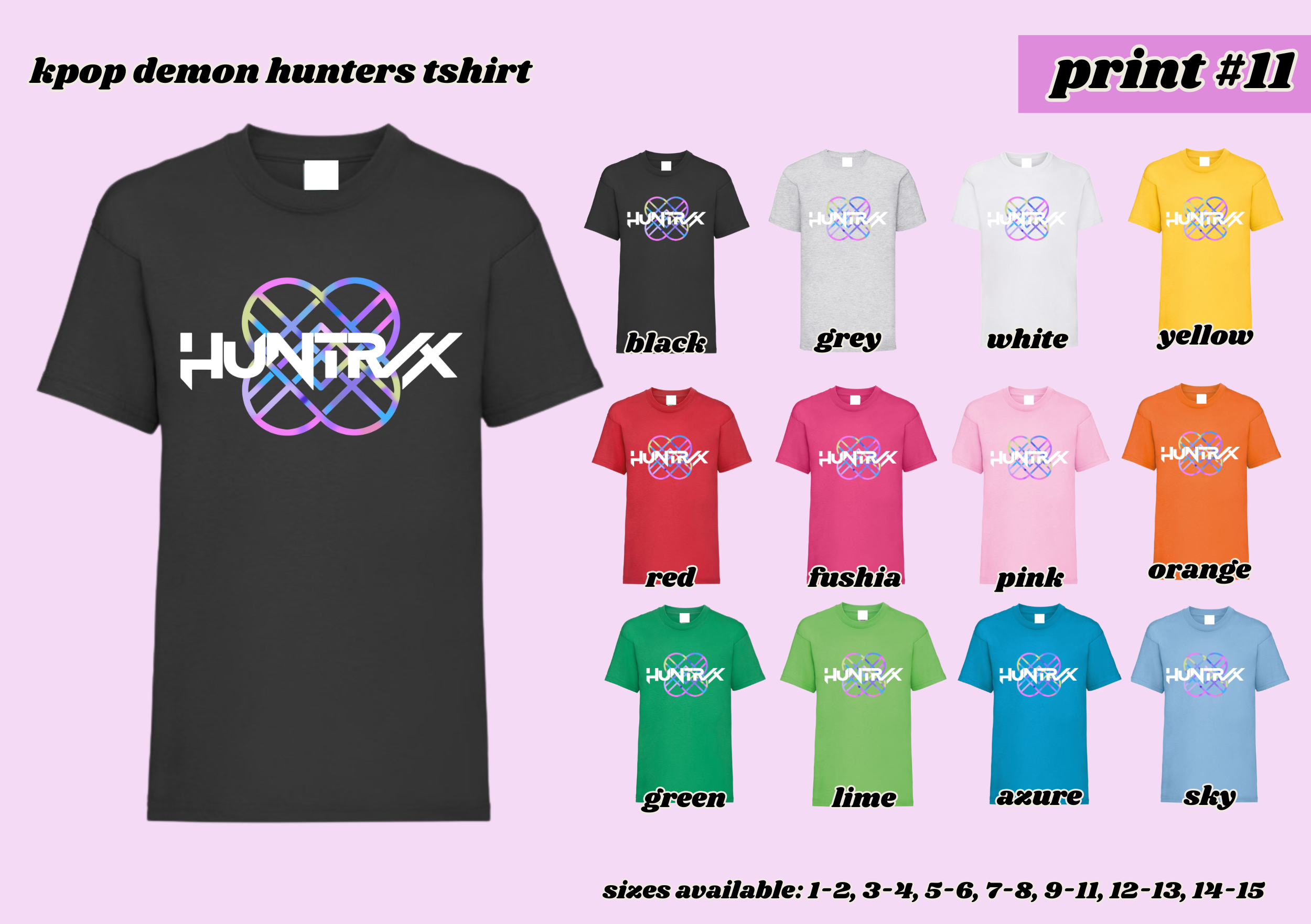 PRINT # 11 KPOP Demon Hunters TShirt
