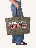 Load image into Gallery viewer, Made In The Eighties Leopard Print Tote
