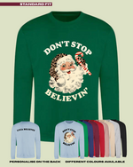Load image into Gallery viewer, KIDS Don&#39;t Stop Believin&#39; Christmas Jumper - STANDARD FIT
