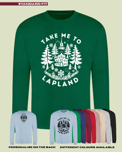 KIDS Take Me To Lapland Woodland Christmas Jumper - STANDARD FIT
