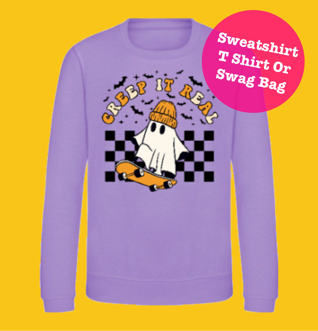 Adults CREEP IT REAL Sweatshirt