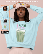 Load image into Gallery viewer, Matcha Girlie Sweatshirt – Adult Boxy Fit
