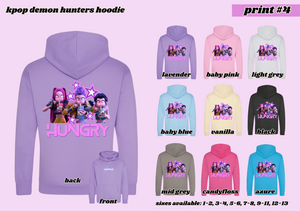 PRINT # 4 KPOP Demon Hunters Hoodie