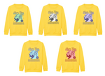 Load image into Gallery viewer, Kids YELLOW Santa World Tour Sweatshirt
