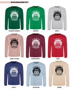 KIDS Take Me To Lapland Scandi Santa Christmas Jumper - STANDARD FIT