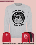 Load image into Gallery viewer, ADULTS Take Me To Lapland Scandi Santa Christmas Jumper  - PLUS FIT
