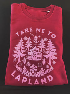 Burgundy Sweatshirt LARGE - Boxy