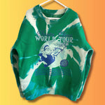 Load image into Gallery viewer, Kids BRIGHT GREEN Santa World Tour Sweatshirt
