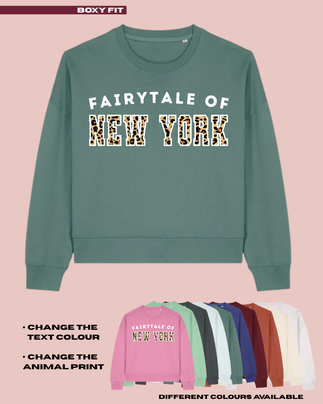 ADULTS Fairytale Of New York Christmas Jumper - BOXY FIT