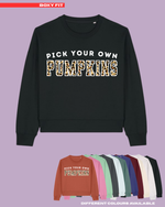 Load image into Gallery viewer, ADULTS Pick Your Own Pumpkins Jumper - BOXY FIT
