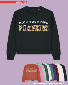 ADULTS Pick Your Own Pumpkins Jumper - BOXY FIT