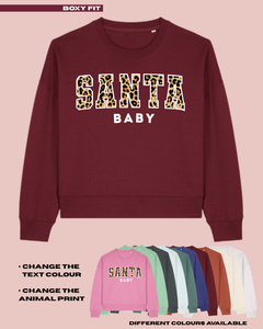 ADULTS Santa Baby Christmas Jumper - BOXY FIT