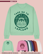 Load image into Gallery viewer, ADULTS Take Me To Lapland Scandi Santa Christmas Jumper  - BOXY FIT
