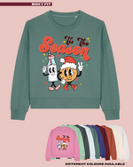 Load image into Gallery viewer, ADULTS Tis The Season Christmas Jumper - BOXY FIT
