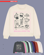 Load image into Gallery viewer, ADULTS Maybe Coffee Is Addicted To Me Jumper - BOXY FIT
