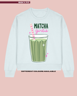 Load image into Gallery viewer, Matcha Girlie Sweatshirt – Adult Boxy Fit
