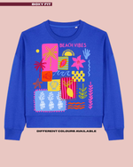 Load image into Gallery viewer, Beach Vibes Sweatshirt – Adult Boxy Fit
