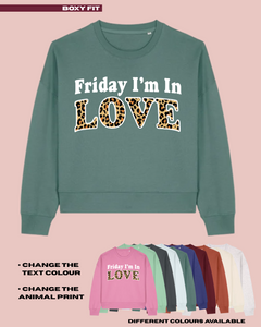 ADULTS Friday I'm In Love Jumper - BOXY FIT