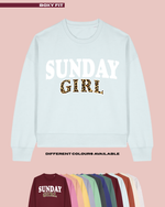 Load image into Gallery viewer, Sunday Girl Sweatshirt – Adult Boxy Fit
