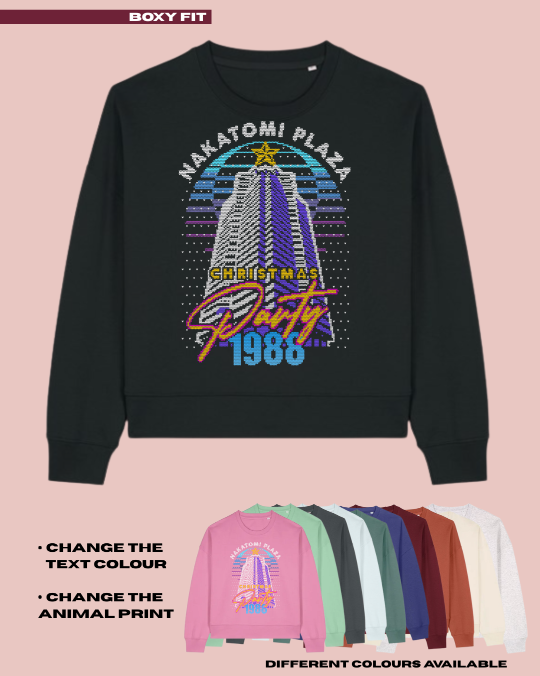 ADULTS Nakatomi Tower Christmas Jumper - BOXY FIT
