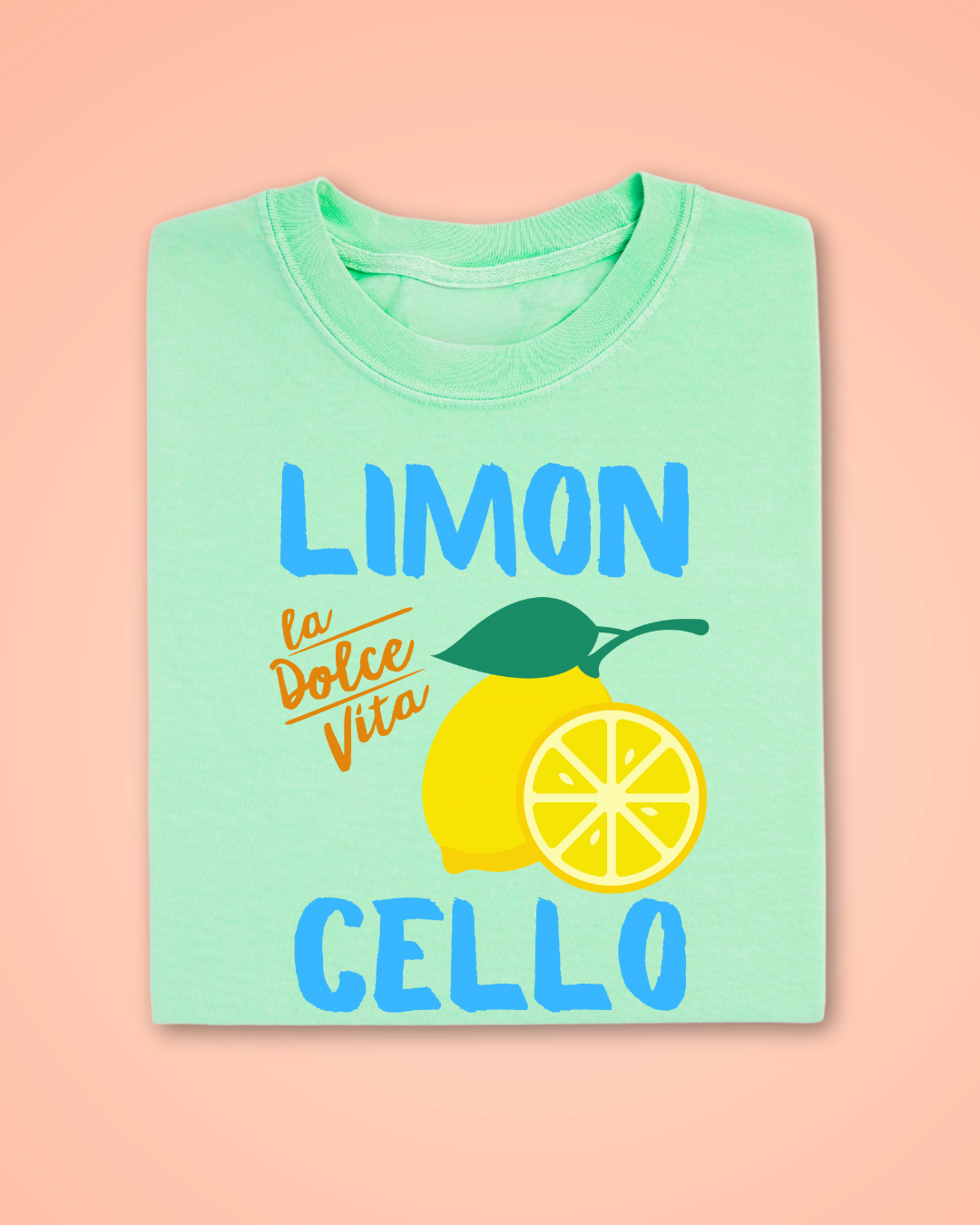 Adults LIMON CELLO TShirt (Blue Print)