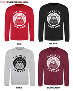 Load image into Gallery viewer, ADULTS Take Me To Lapland Scandi Santa Christmas Jumper  - PLUS FIT
