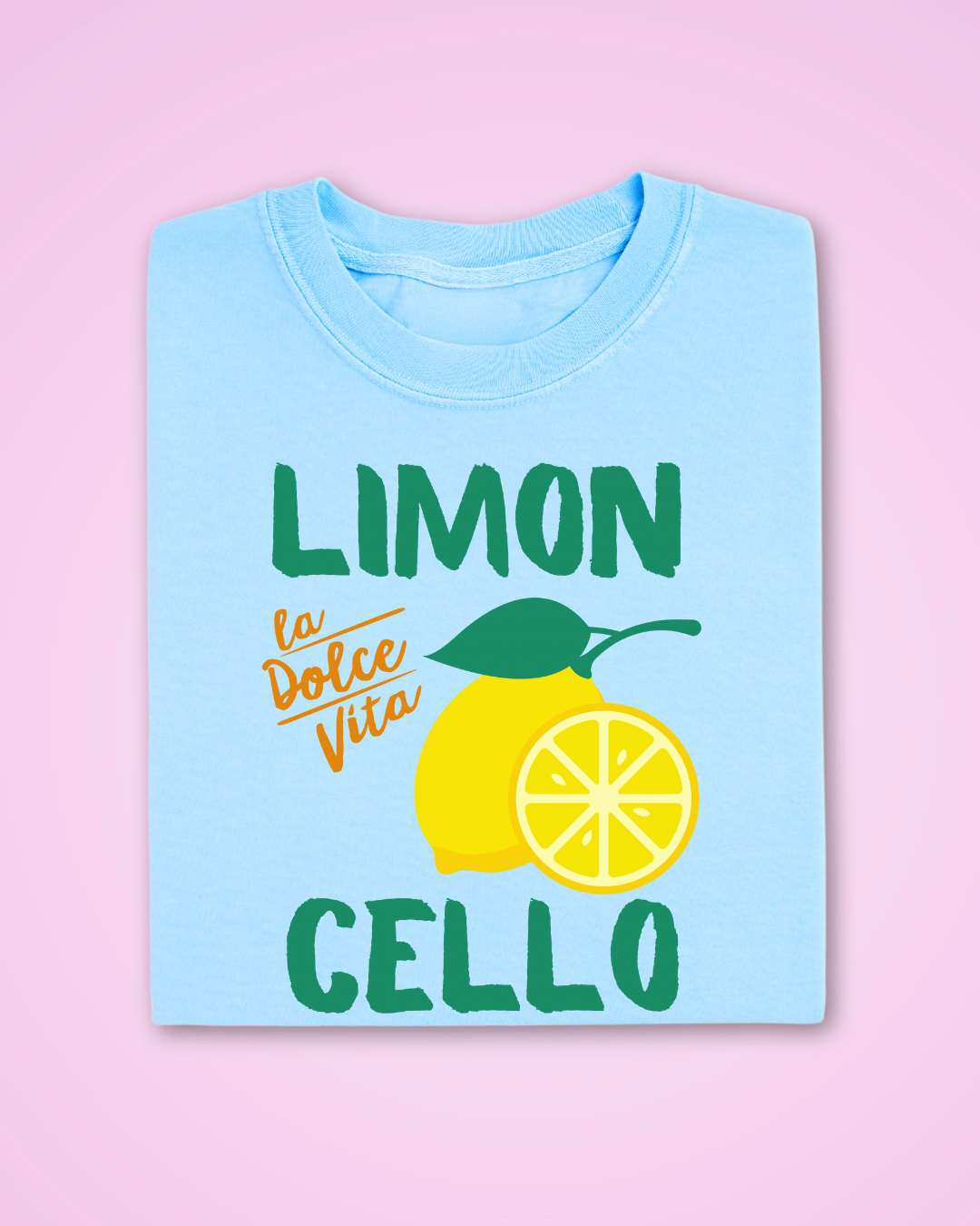 Adults LIMON CELLO TShirt (Green Print)
