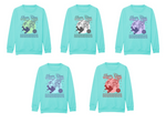 Load image into Gallery viewer, Kids MINT Santa World Tour Sweatshirt
