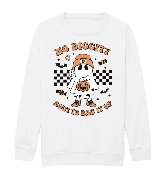 Adults NO DIGGITY BOUT TO BAG IT UP Sweatshirt