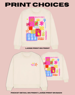 Load image into Gallery viewer, Beach Vibes Sweatshirt – Adult Boxy Fit
