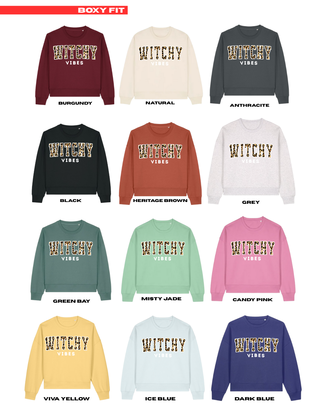 ADULTS Witchy Vibes Jumper - BOXY FIT