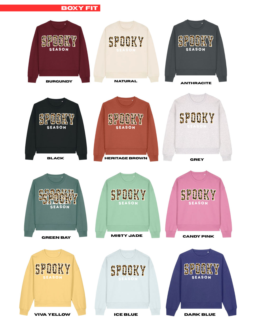 ADULTS Spooky Season Jumper - BOXY FIT