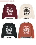 Load image into Gallery viewer, ADULTS Take Me To Lapland Woodland Christmas Jumper  - BOXY FIT
