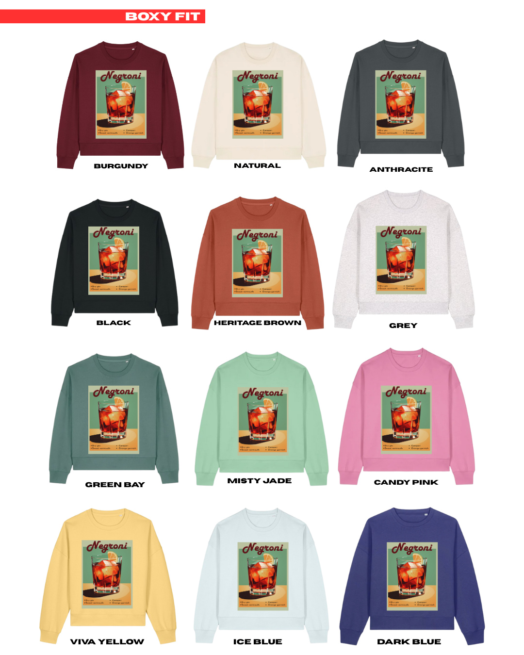 ADULTS Negroni Jumper - BOXY FIT