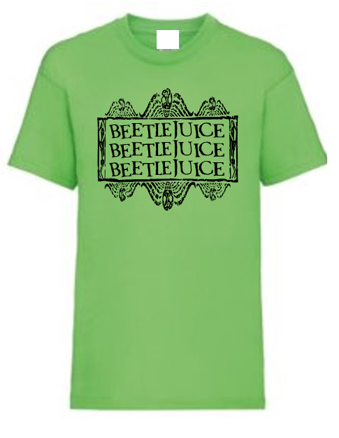 Kids BEETLEJUICE SLOGAN T Shirt