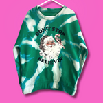 Load image into Gallery viewer, Kids BRIGHT GREEN Don’t Stop Believing Sweatshirt
