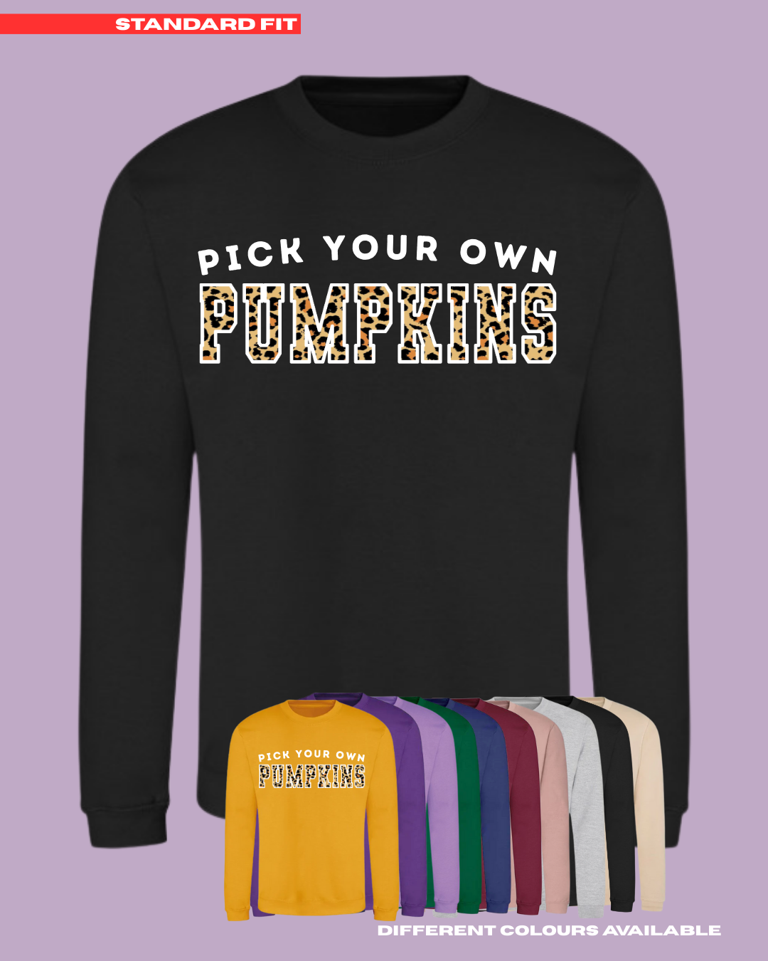 ADULTS Pick Your Own Pumpkins Jumper - STANDARD FIT