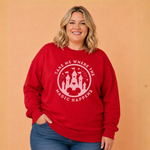 Load image into Gallery viewer, Take Me Where The Magic Happens - Adults Plus Fit Sweatshirt
