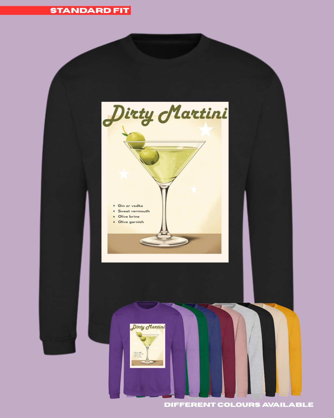 ADULTS Dirty Martini Jumper - STANDARD FIT