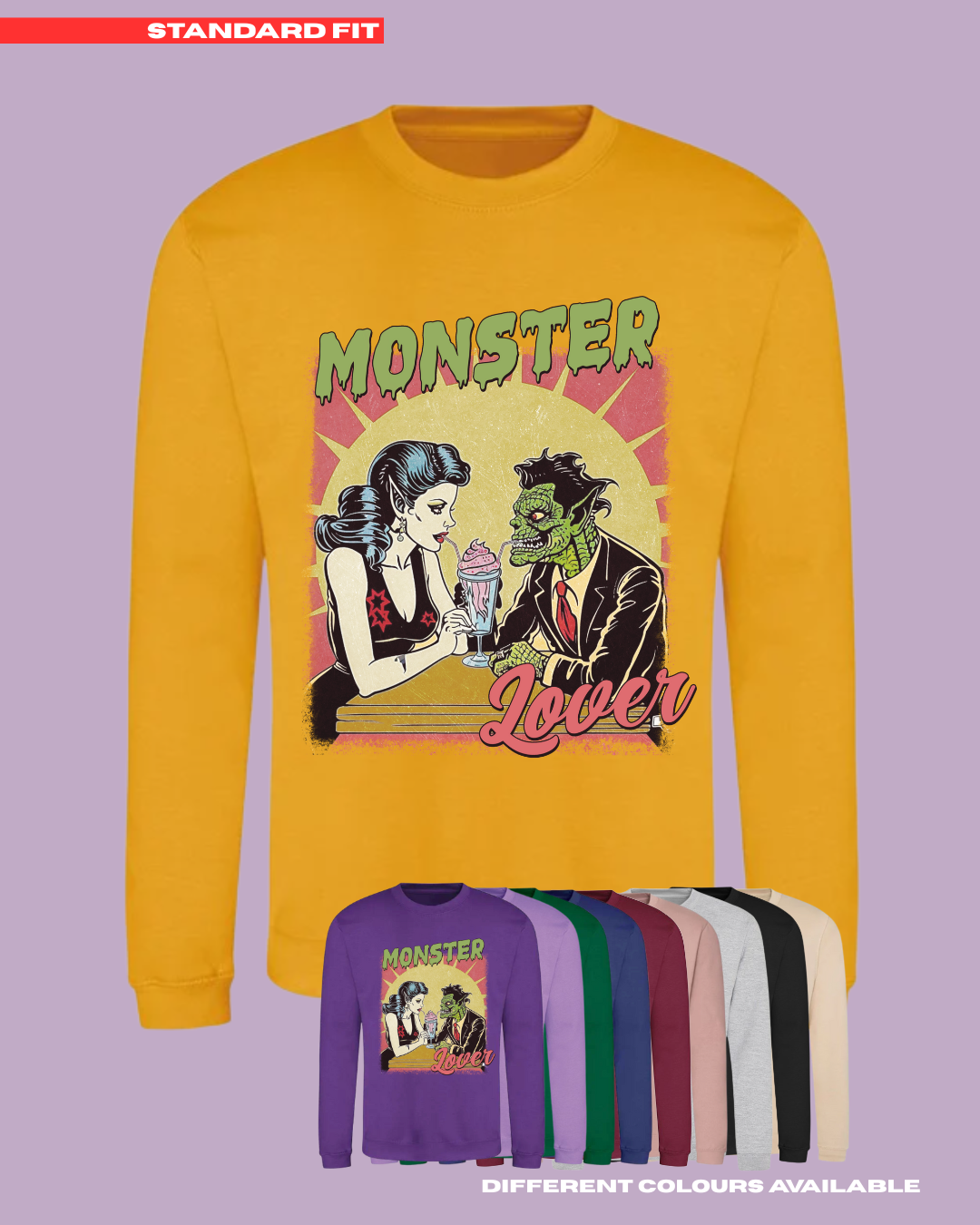 ADULTS Monster Mash Jumper - STANDARD FIT