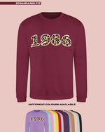 Load image into Gallery viewer, ADULTS Custom Birth Year Jumper - STANDARD FIT
