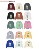 Load image into Gallery viewer, Matcha Girlie Sweatshirt – Adult Boxy Fit

