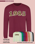 Load image into Gallery viewer, ADULTS Custom Birth Year Jumper - STANDARD FIT
