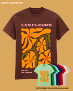 Load image into Gallery viewer, Adults LES FLEURS #9Abstract Floral TShirt
